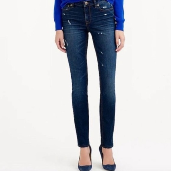 ⭐️ Host Pick! J. Crew NWOT reed skinny semi distressed mid-rise bootcut jeans - Picture 1 of 14